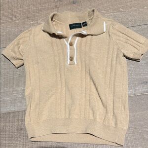 Perry Ellis Tan Knit Sweater